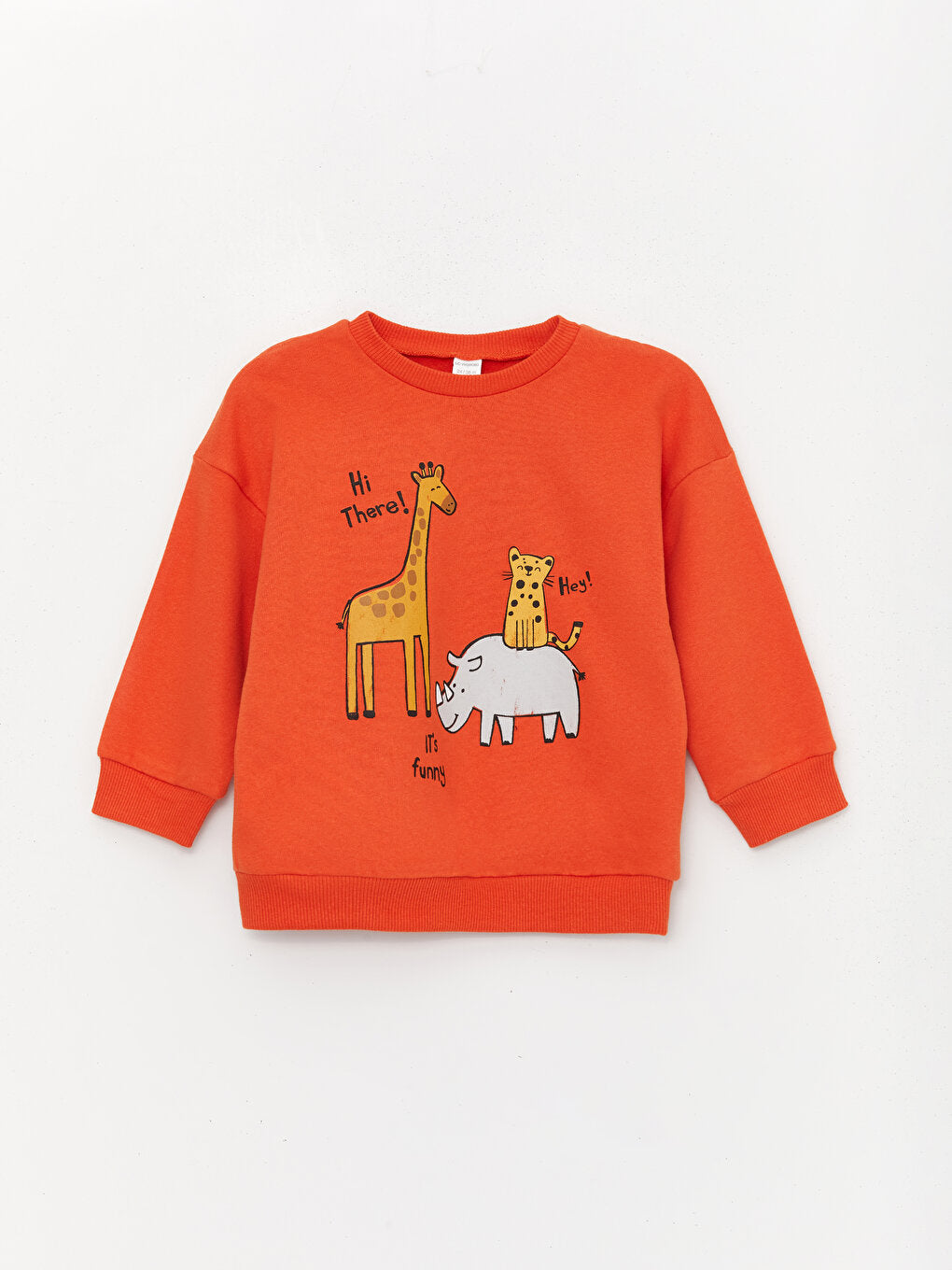 Crew Neck Long Sleeve Printed Baby Boy Sweatshirt 2-pack