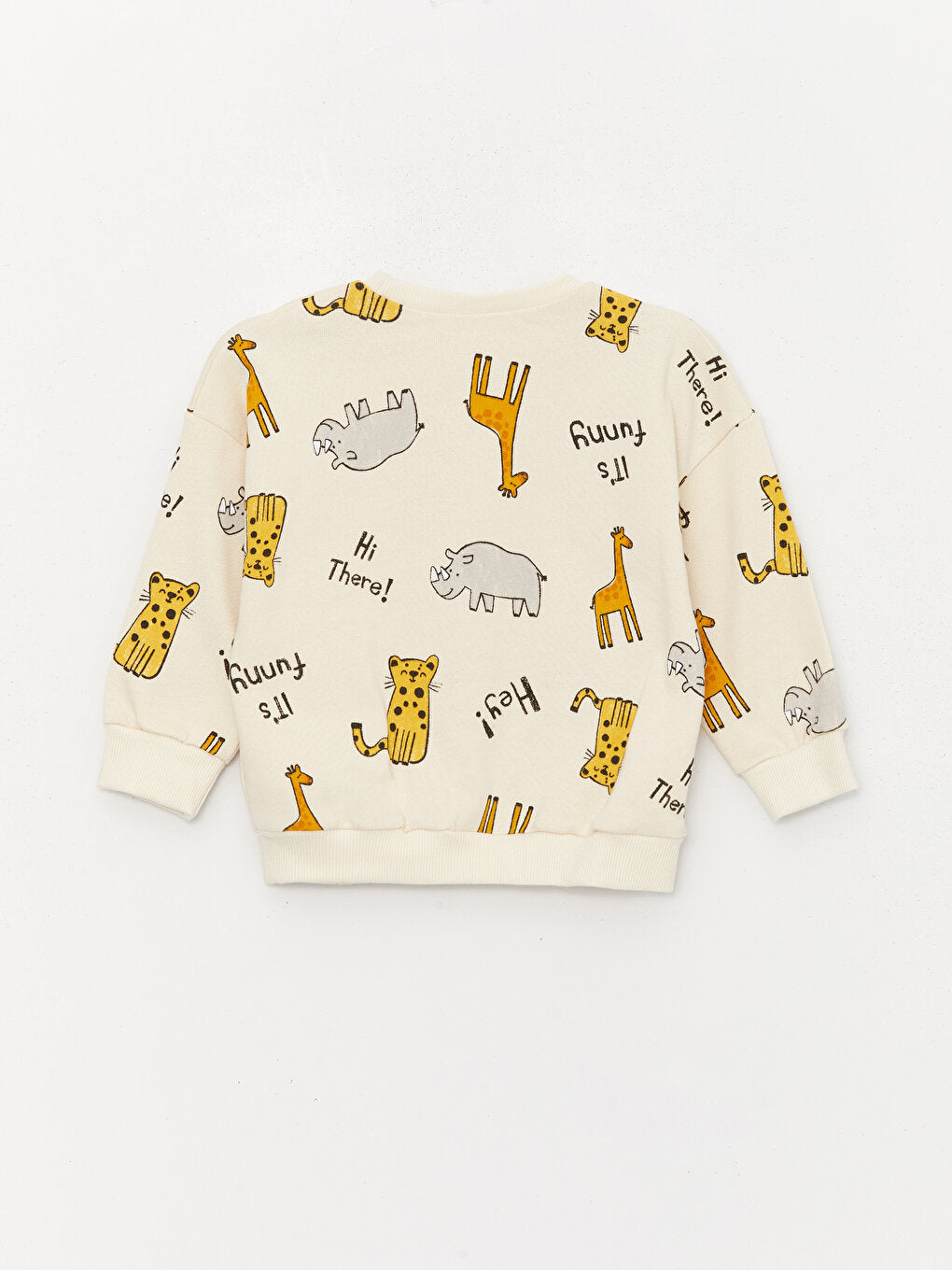 Crew Neck Long Sleeve Printed Baby Boy Sweatshirt 2-pack