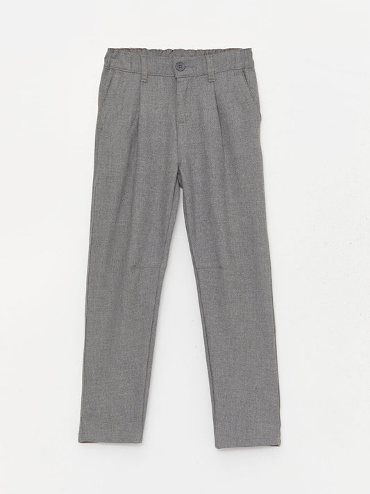 Comfortable Fit Elastic Waist Boy's Trousers