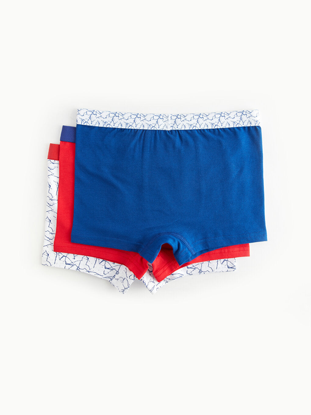 Printed Cotton Boys' Boxer 3-Piece