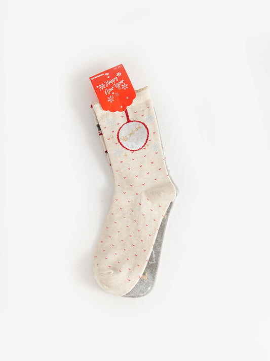 New Year's Themed Women's Socks 3 Pack