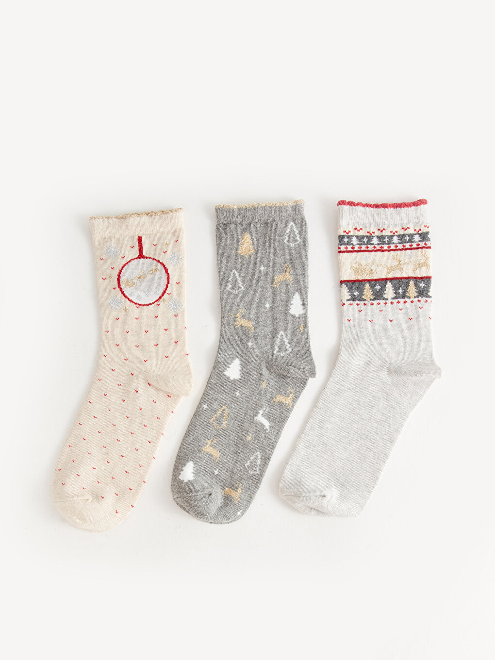 New Year's Themed Women's Socks 3 Pack