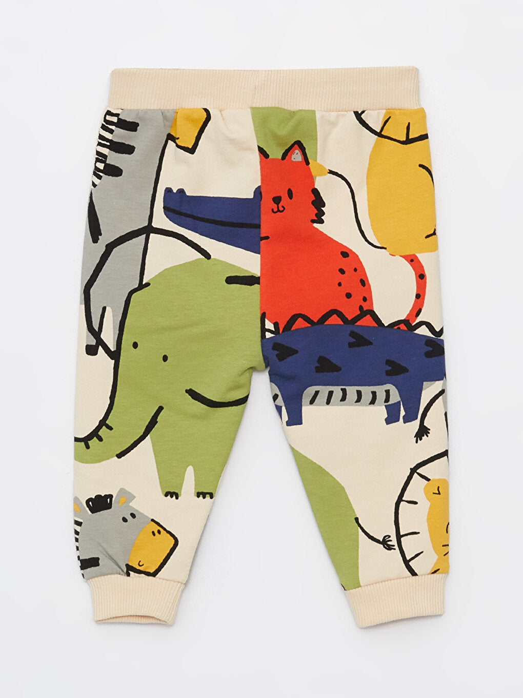 Printed Baby Boy Trousers with Elastic Waist, 2-Piece