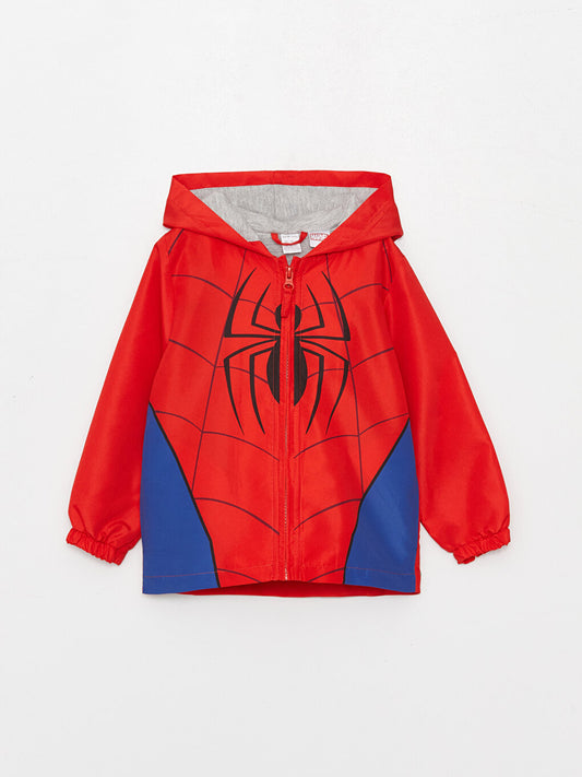 Spiderman Printed Baby Boy Coat