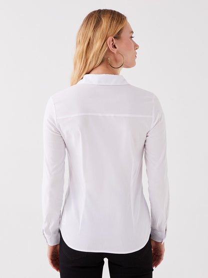 Plain Long Sleeve Women's Shirt