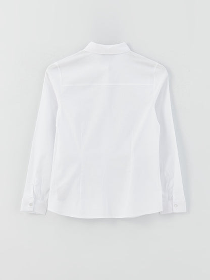 Plain Long Sleeve Women's Shirt