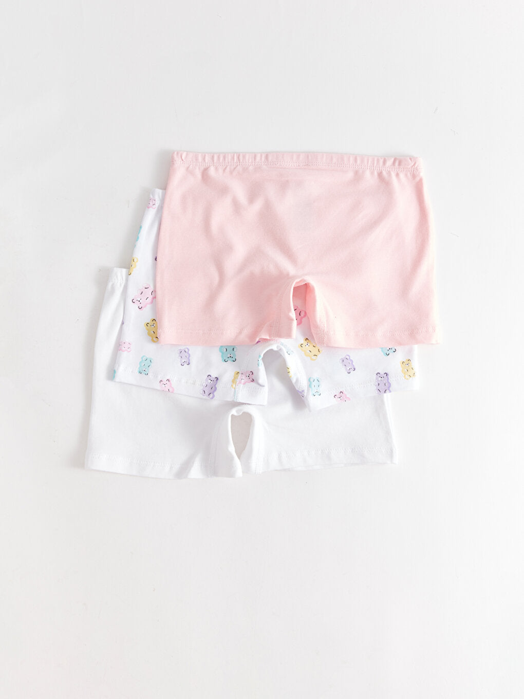 Printed Cotton Girl's Boxer Set of 3