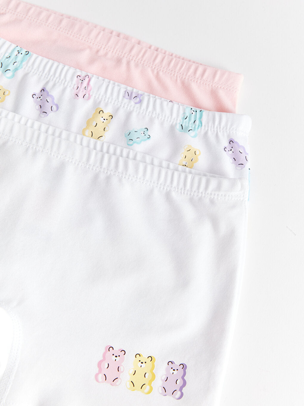 Printed Cotton Girl's Boxer Set of 3