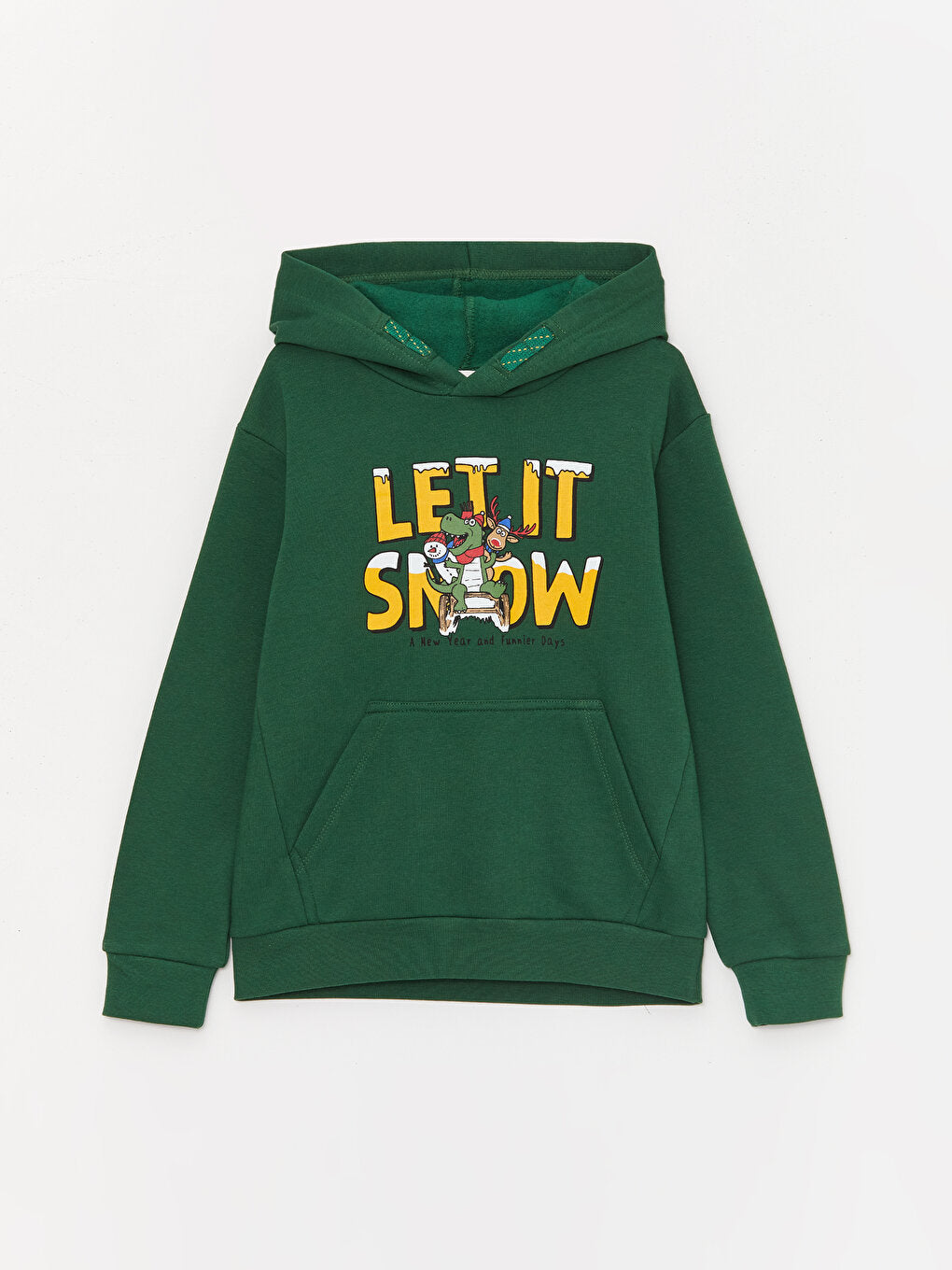 Christmas Themed Long Sleeve Boys Hoodie