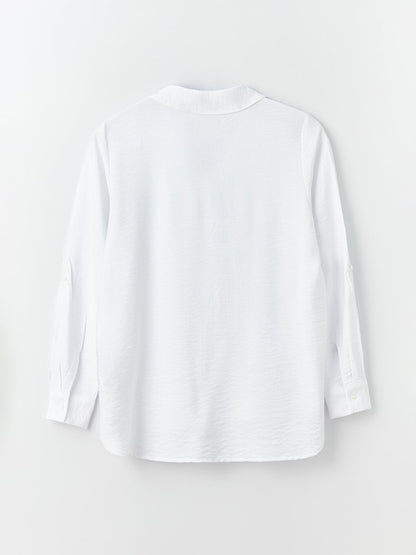 Plain Long Sleeve Women's Shirt