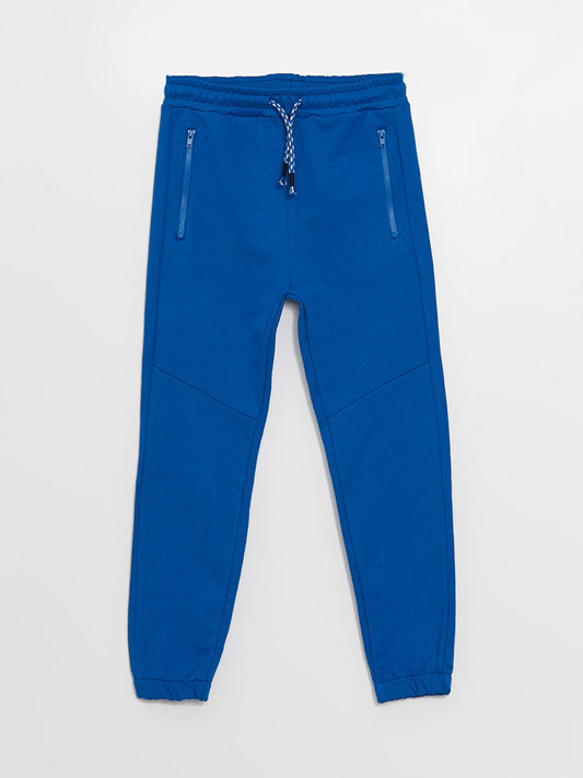 Basic Boy's Jogger Sweatpants with Elastic Waist