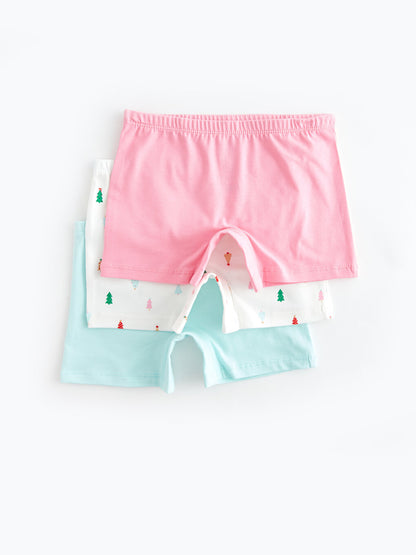 New Year's Themed Girls' Boxer 3-Piece