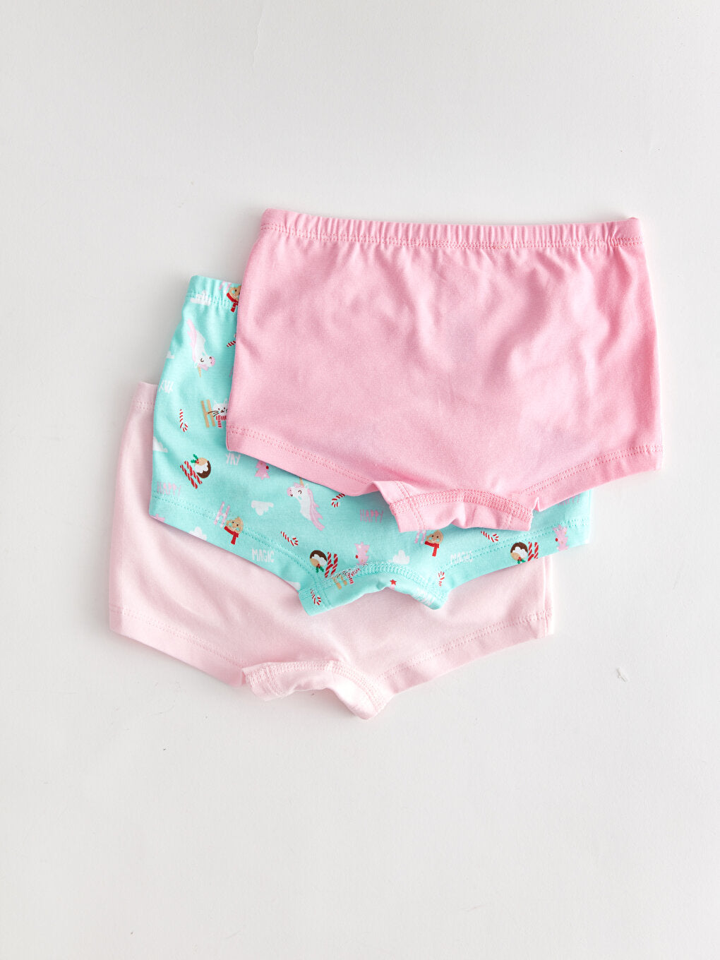 Printed Girls' Boxer 3-Piece