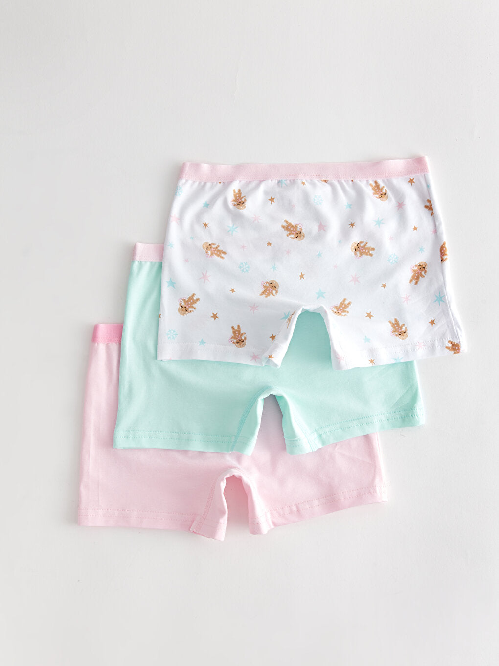 Printed Girl's Boxer 3-Piece