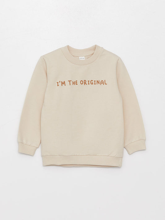 Crew Neck Baby Boy Sweatshirt