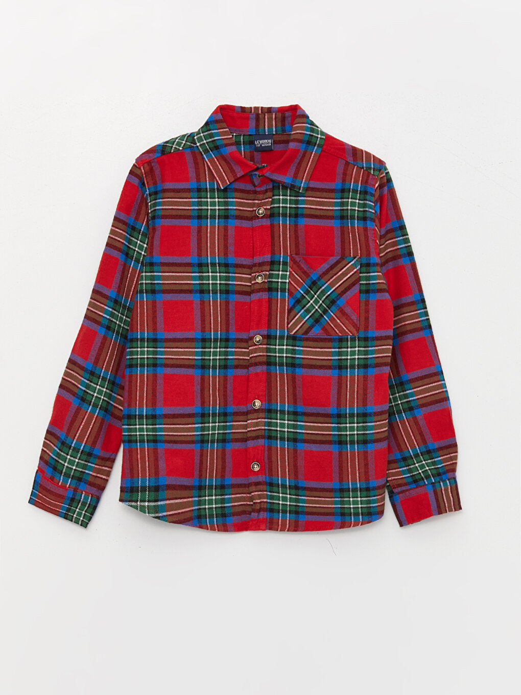 Plaid Long Sleeve Boys' Shirt