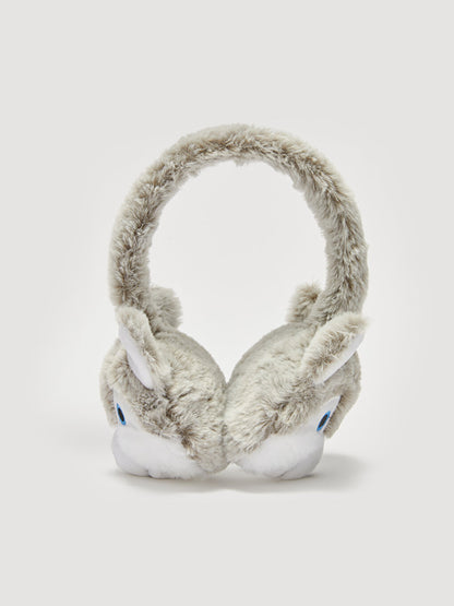 3D Appliqued Plush Boy Headphones