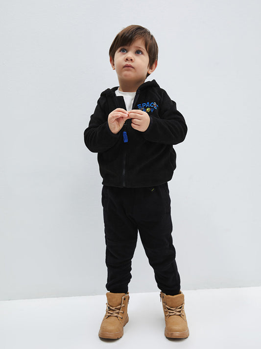 Baby Boy Jogger Sweatpants with Elastic Waist