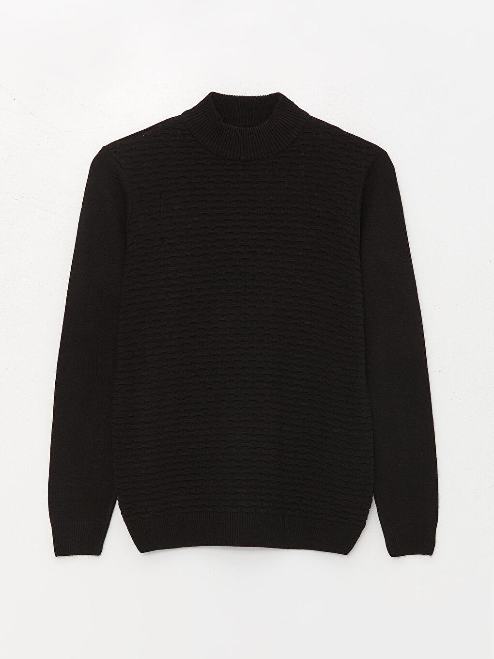 Half Turtleneck Long Sleeve Men's Knitwear Sweater