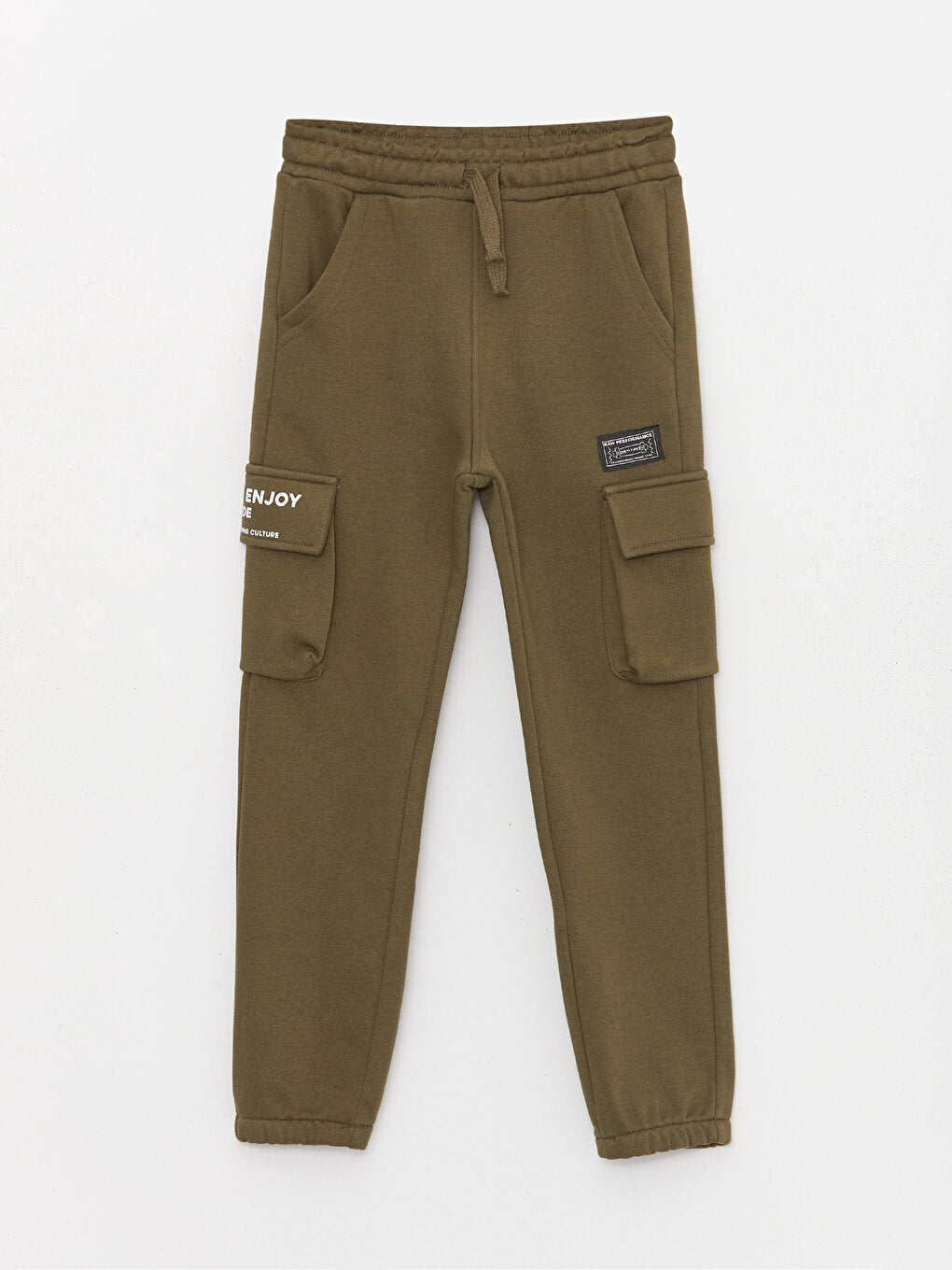 Boys' Cargo Sweatpants with Elastic Waist