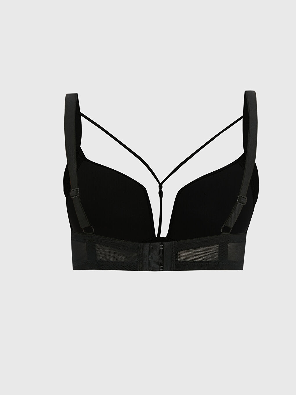 Non-wired, unpadded plain bra