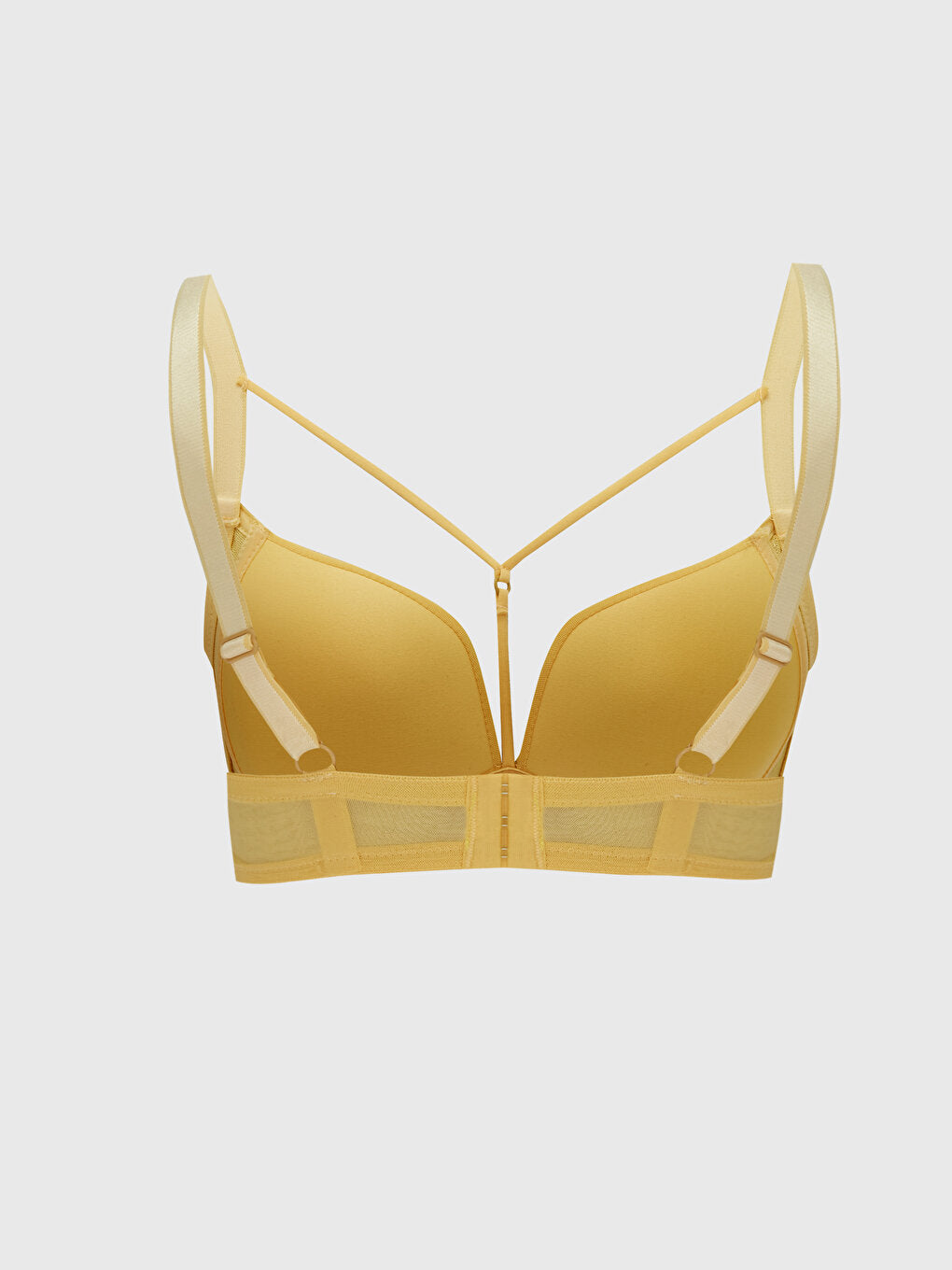 Non-wired, unpadded plain bra