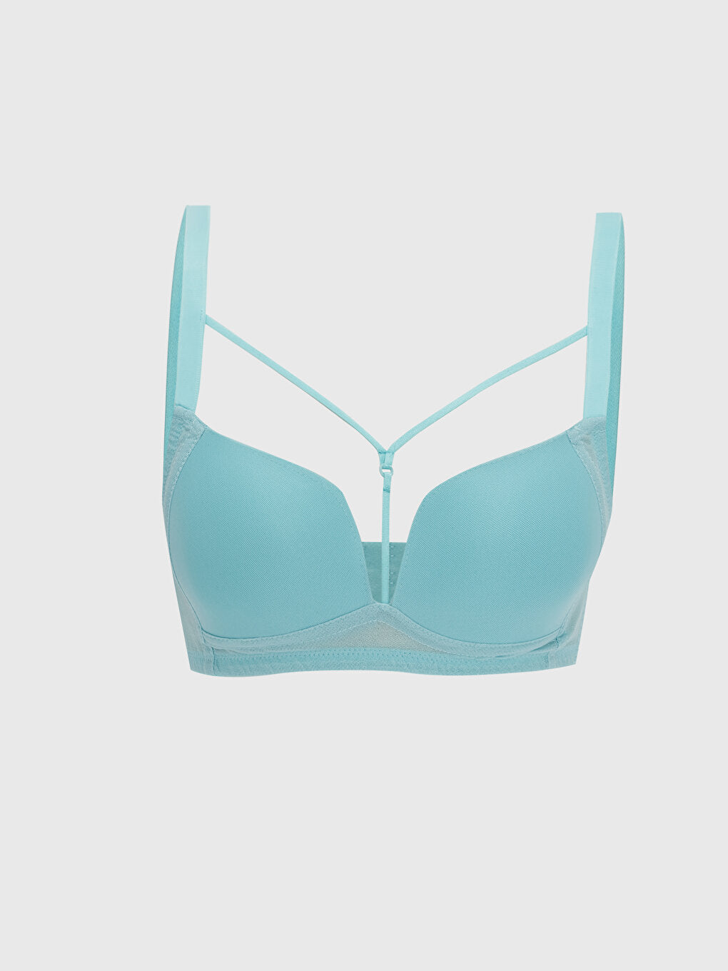 Non-wired, unpadded plain bra