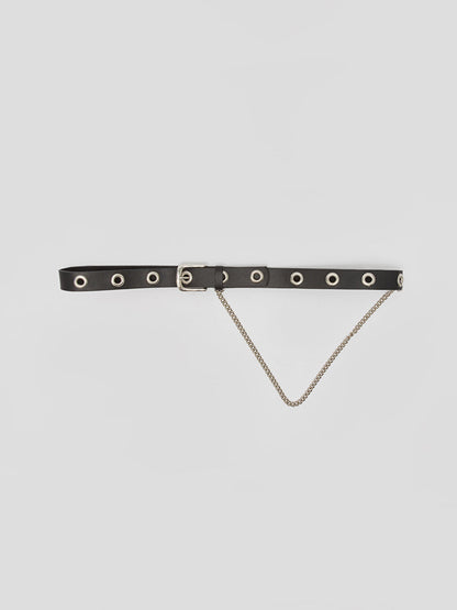 Plain Leather Look Women's Belt