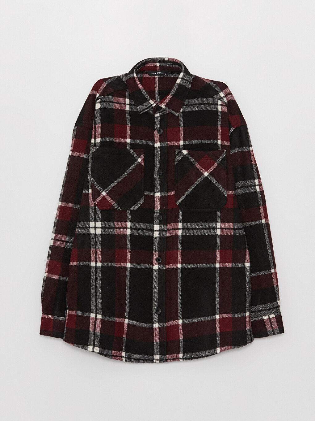 Comfortable Fit Long Sleeve Plaid Men's Lumberjack Shirt Jacket