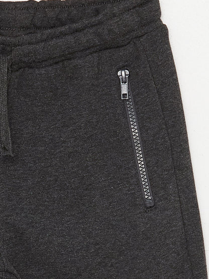 Basic Boy's Jogger Sweatpants with Elastic Waist