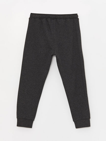 Basic Boy's Jogger Sweatpants with Elastic Waist