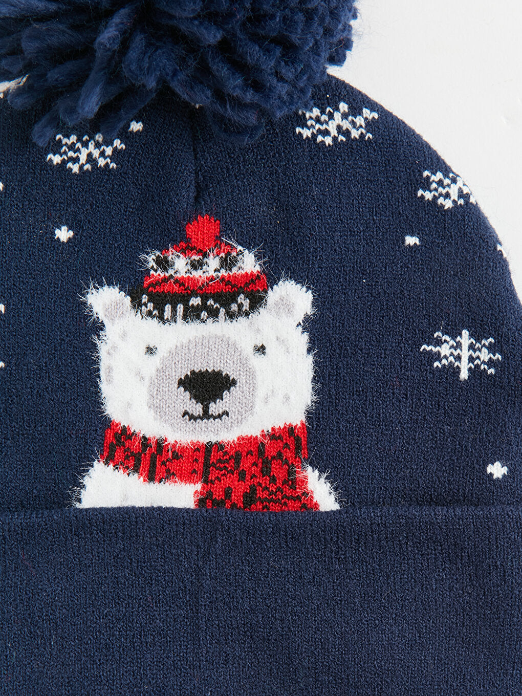 New Year's Themed Boy's Knitwear Beanie