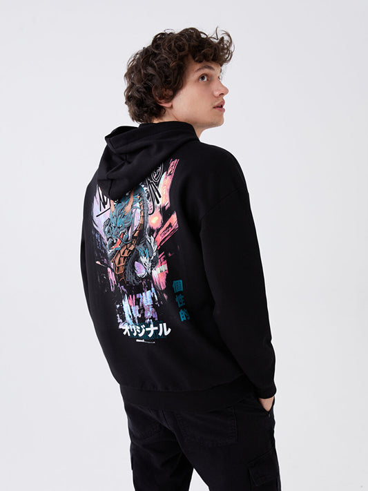 Long Sleeve Printed Men's Hoodie