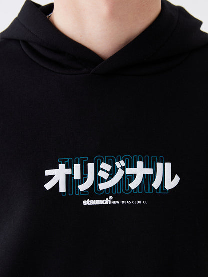 Long Sleeve Printed Men's Hoodie