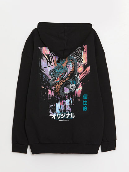 Long Sleeve Printed Men's Hoodie