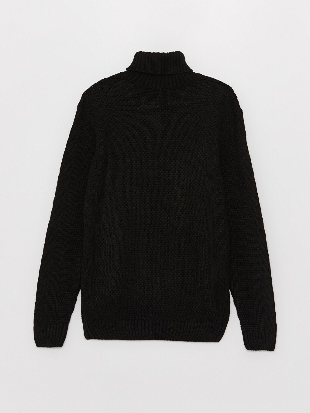 Turtleneck Long Sleeve Men's Knitwear Sweater