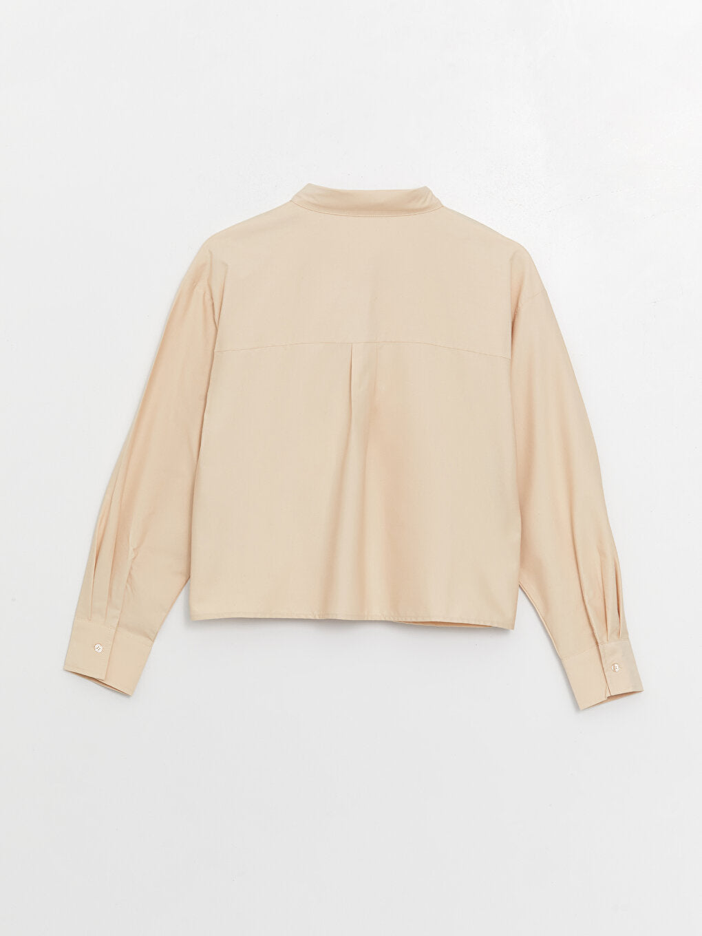 Plain Long Sleeve Oversize Women's Shirt