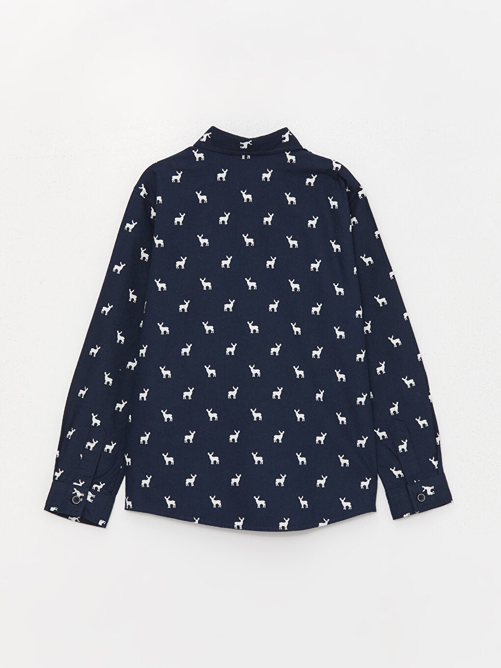 Printed Long Sleeve Boys' Shirt