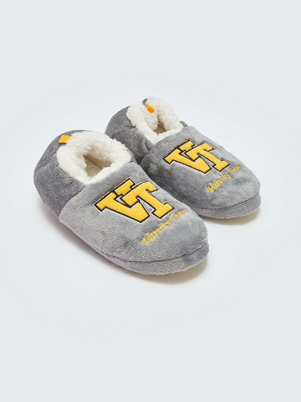 Boys' House Slippers with Embroidery Detail