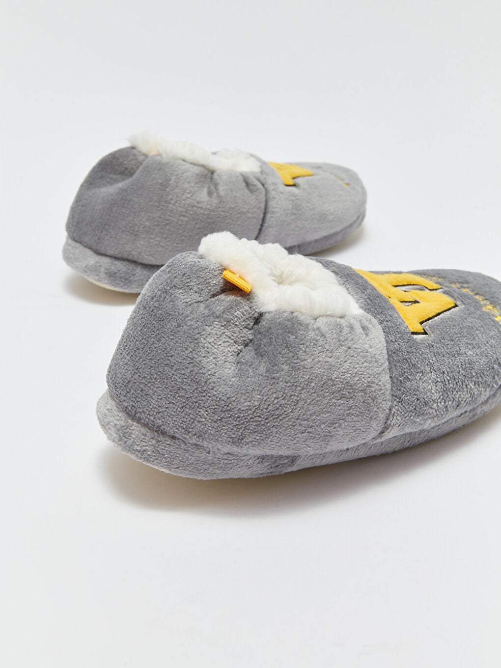 Boys' House Slippers with Embroidery Detail