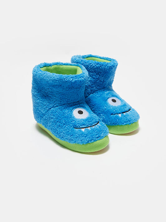 Embroidered Boy's Home Boots