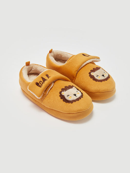 Embroidered Boys' Home Shoes