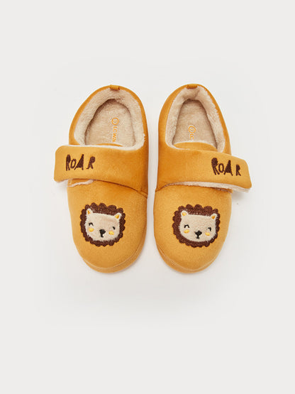 Embroidered Boys' Home Shoes