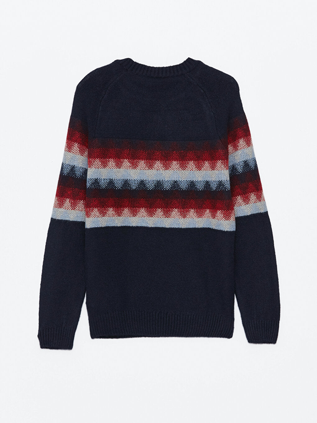 Crew Neck Long Sleeve Men's Knitwear Sweater