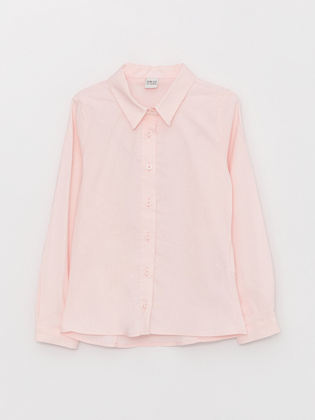 Basic Long Sleeve Girl's Shirt