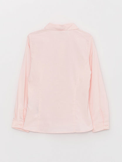 Basic Long Sleeve Girl's Shirt