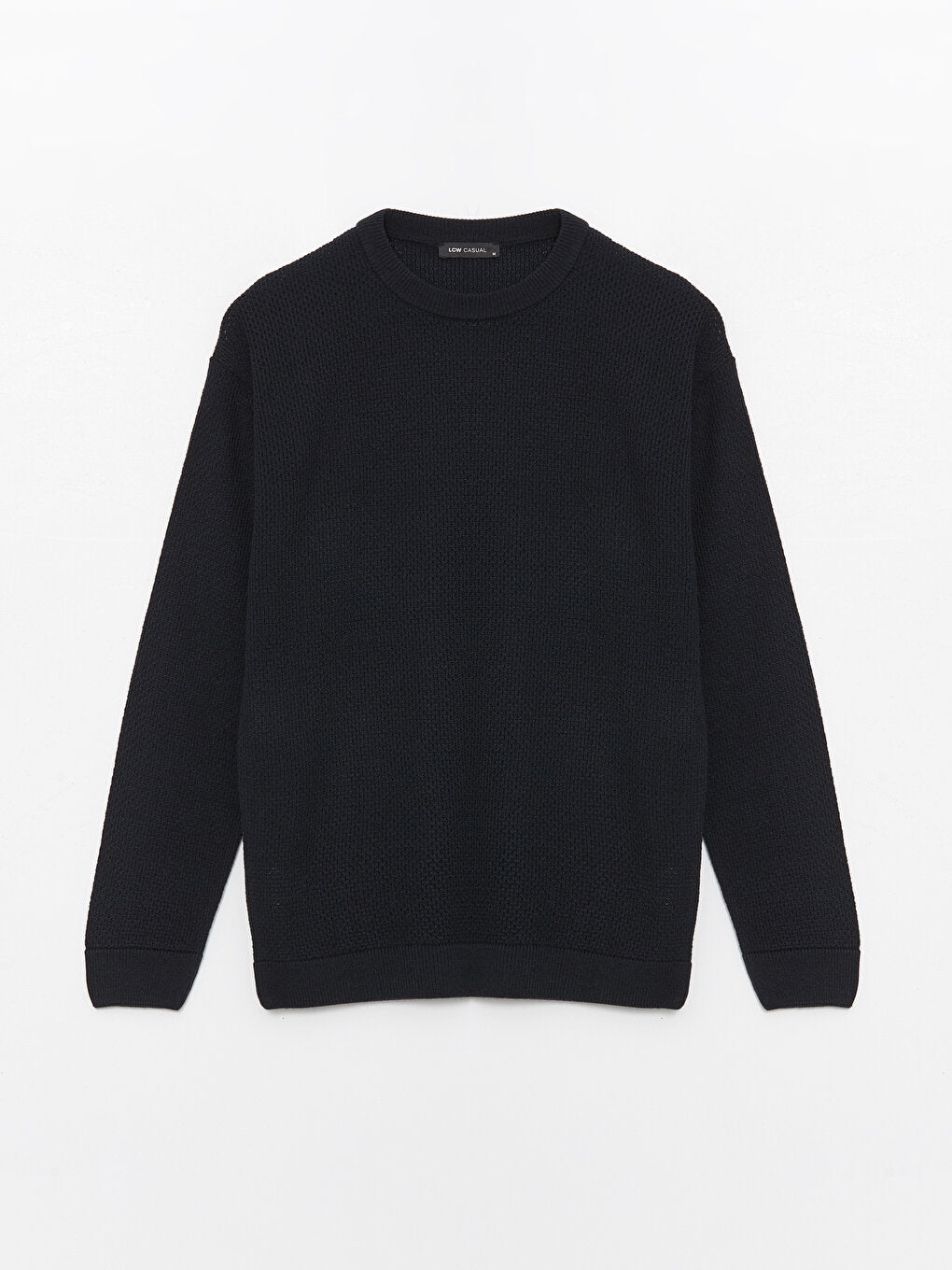 Crew Neck Long Sleeve Men's Knitwear Sweater