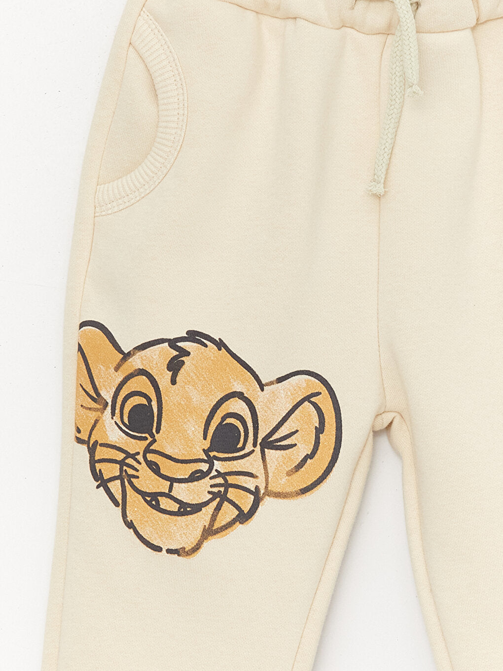 Elastic Waist Lion King Printed Baby Boy Tracksuit Bottom