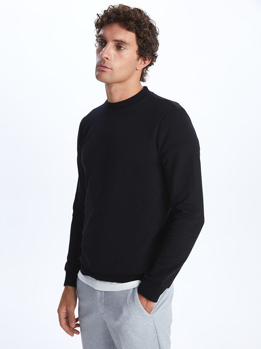 Crew Neck Long Sleeve Men's Sweatshirt