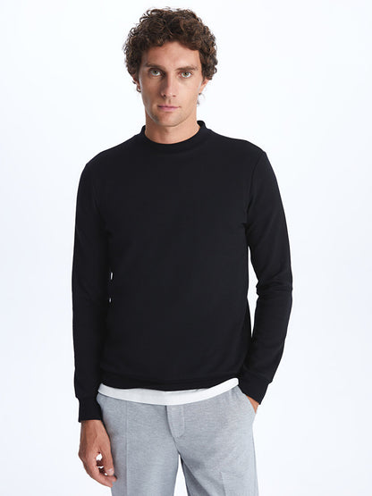 Crew Neck Long Sleeve Men's Sweatshirt